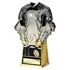 Gold Invincible Rugby Trophy 190mm