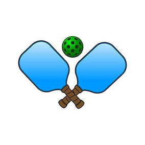 Pickleball Centre Blue 25mm