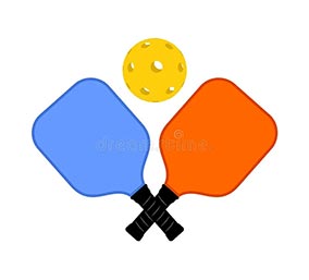 Pickleball Centre Blue Orange 25mm