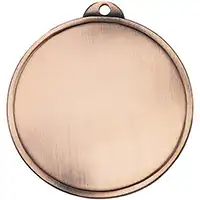 50mm Bronze Finish Plain Medal