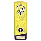 Yellow Prime Rugby Trophy 220mm