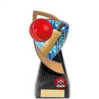 19cm Utopia Multi-Coloured Cricket Award