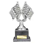 Velocity Chequered Flags Motorsport Trophy 185mm