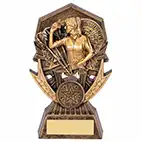Allstar Darts Female Trophy 145mm