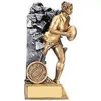 14cm Breakout Female Rugby Award