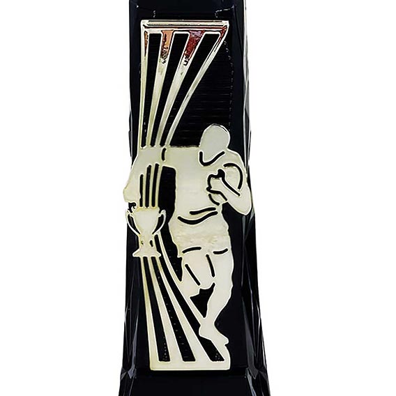 Gold Black Henge Rugby Award 23cm