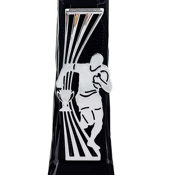 Silver Black Henge Rugby Award 23cm