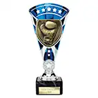 Blue & Silver Cobra Star Boxing Cup 210mm