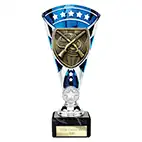 Blue & Silver Cobra Star Clay Pigeon Shooting Cup 210mm