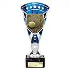 Blue & Silver Cobra Star Tennis Cup 210mm