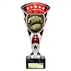 Red & Silver Cobra Star Rugby Cup 210mm