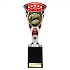 Red & Silver Cobra Star Rugby Cup 255mm