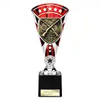 Red & Silver Cobra Star Clay Pigeon Shooting Cup 230mm