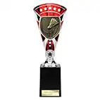 Red & Silver Cobra Star Badminton Cup 255mm