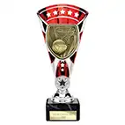 Red & Silver Cobra Star Netball Cup 210mm