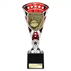 Red & Silver Cobra Star Netball Cup 230mm