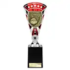 Red & Silver Cobra Star Netball Cup 255mm