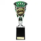 Green & Silver Cobra Star Rugby Cup 255mm