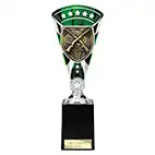 Green & Silver Cobra Star Clay Pigeon Shooting Cup 250mm