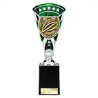 Green & Silver Cobra Star Cycling Cup 255mm