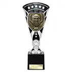 Black & Silver Cobra Star Ice Hockey Cup 230mm