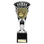 Black & Silver Cobra Star Netball Cup 230mm