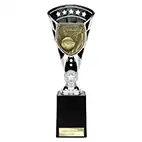 Black & Silver Cobra Star Netball Cup 255mm